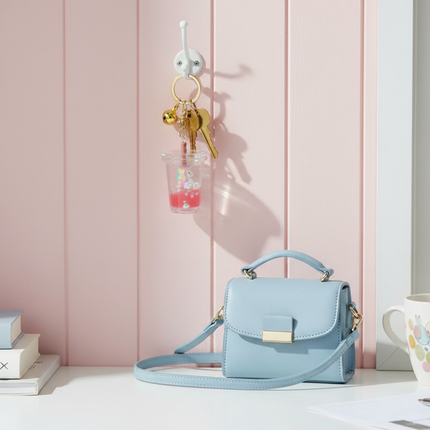 unicorn cup keychain - lifestyle