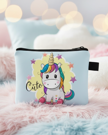 unicorn cute print purse - lifestyle