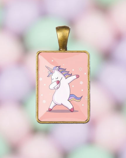 unicorn dab necklace - detail