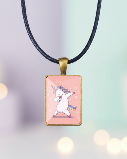 unicorn dab necklace - lifestyle
