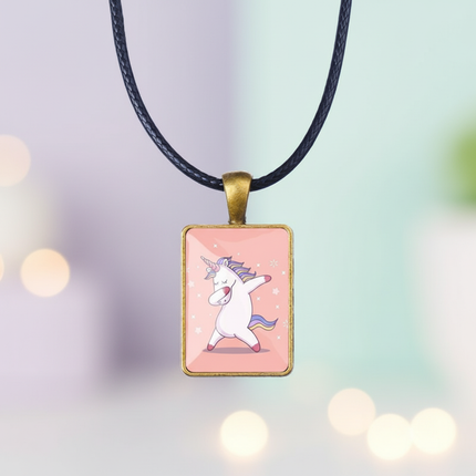 unicorn dab necklace - lifestyle