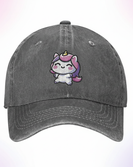 unicorn dad hat - white-bg
