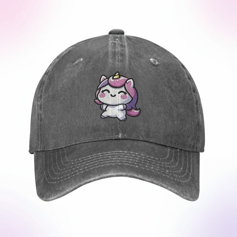 unicorn dad hat - white-bg
