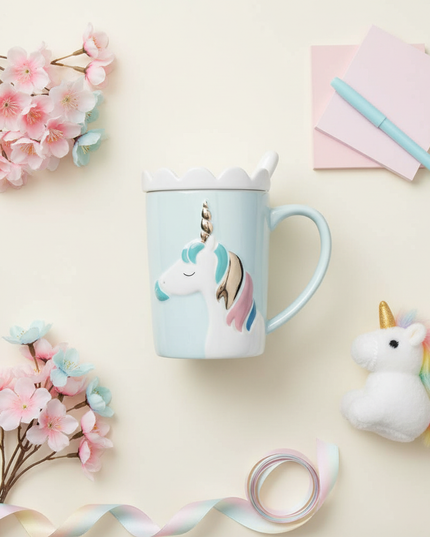 unicorn-decorative-mug - flat-lay