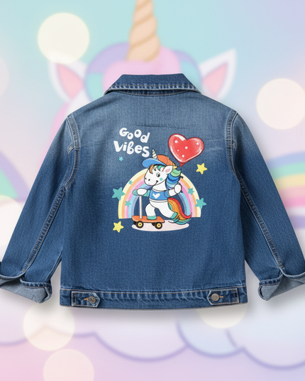 unicorn denim jacket - lifestyle