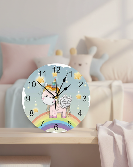 unicorn desk clock - lifestyle