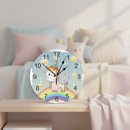 unicorn desk clock - lifestyle