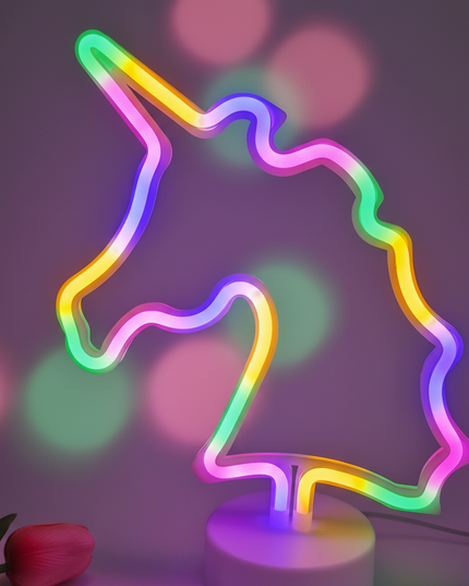 unicorn desk lamp - detail