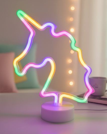 unicorn desk lamp - lifestyle