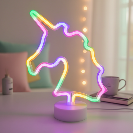 unicorn desk lamp - lifestyle