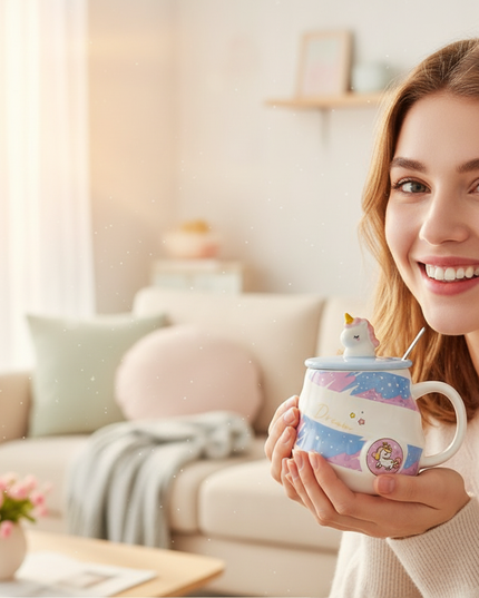 unicorn-desk-mug - in-use
