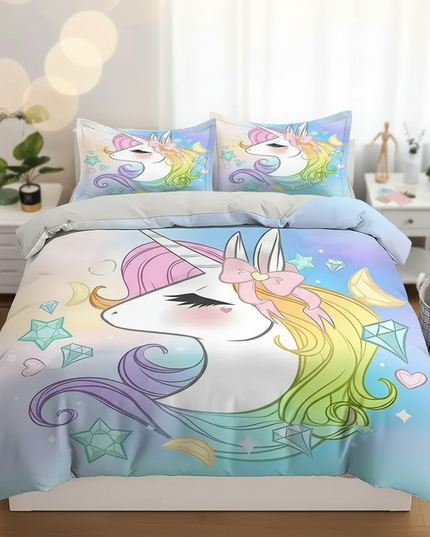unicorn diamond bedding - lifestyle