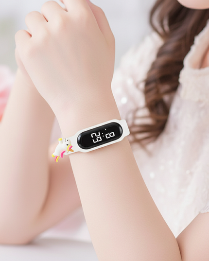 unicorn digital watch - in-use