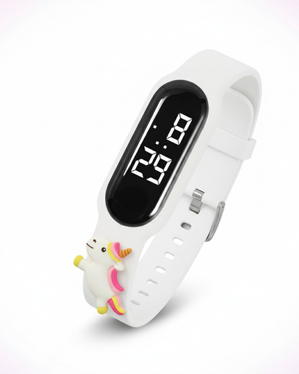 unicorn digital watch - white-bg