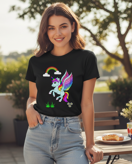 unicorn donut shirt - lifestyle