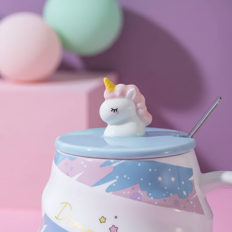 unicorn dream mug - detail