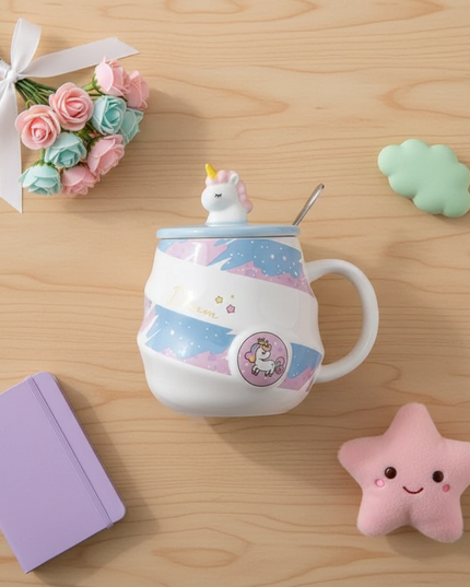 unicorn dream mug - flat-lay
