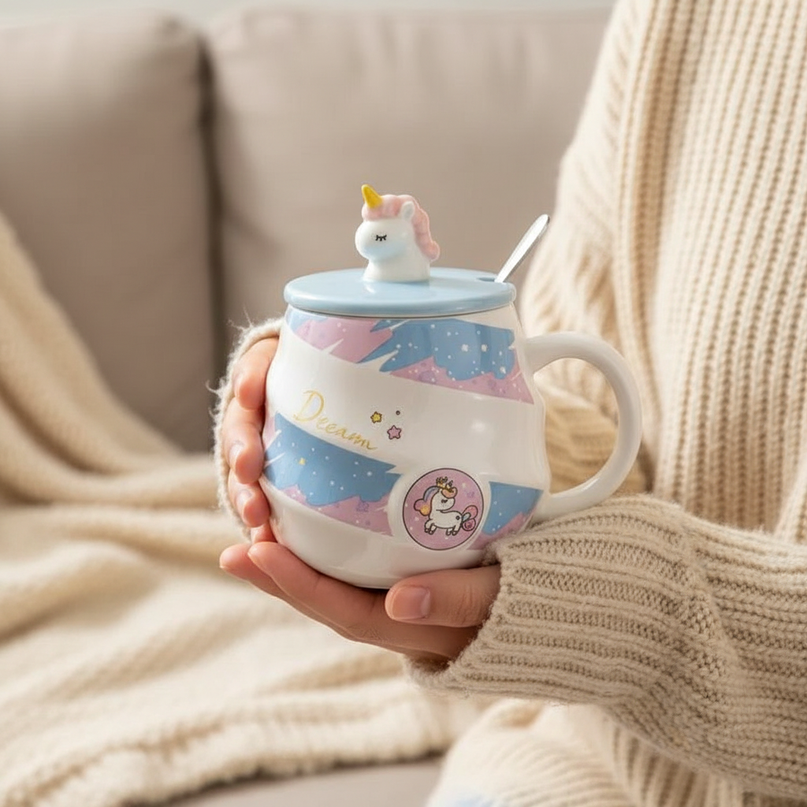 unicorn dream mug - in-use