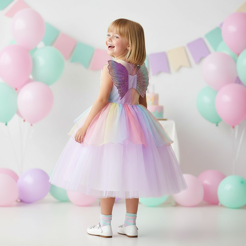Unicorn Dress for Birthday Girl - Purple 5-Piece Kawaii Unicorn Unicorn Dress for Birthday Girl - Purple 5-Piece Kawaii Unicorn