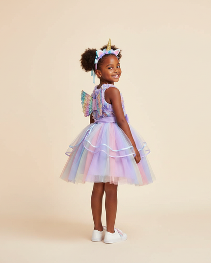 unicorn dress halloween - back