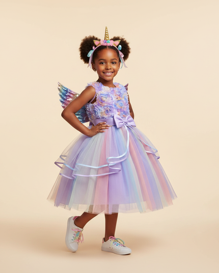 unicorn dress halloween - front
