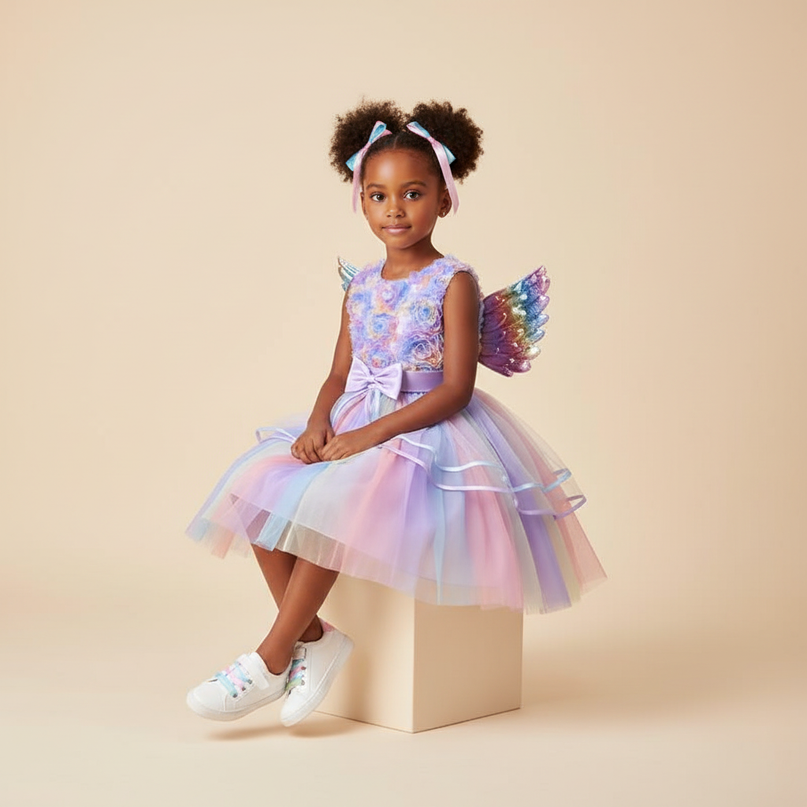 unicorn dress halloween - sitting