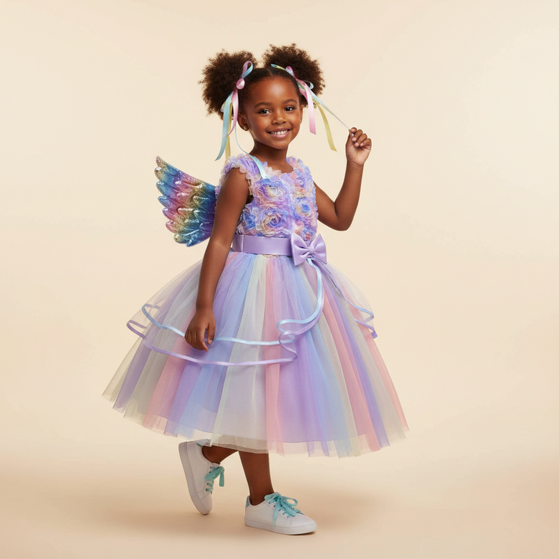 unicorn dress halloween - three-quarter
