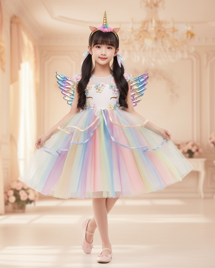 unicorn dress up - front