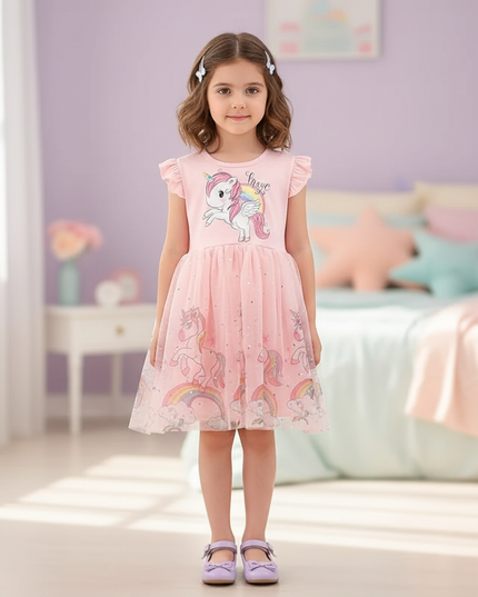 unicorn dresses for girls - detail