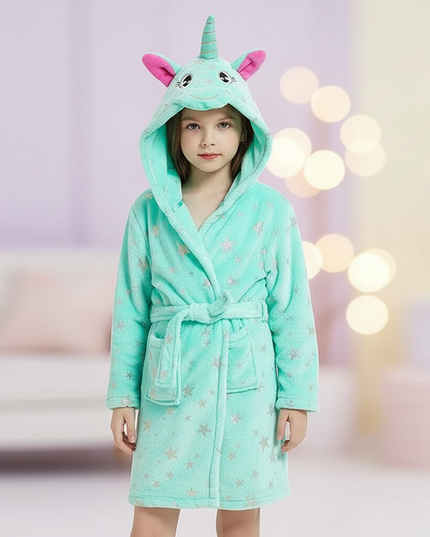 unicorn dressing gown robe - lifestyle