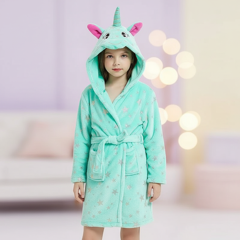 unicorn dressing gown robe - lifestyle
