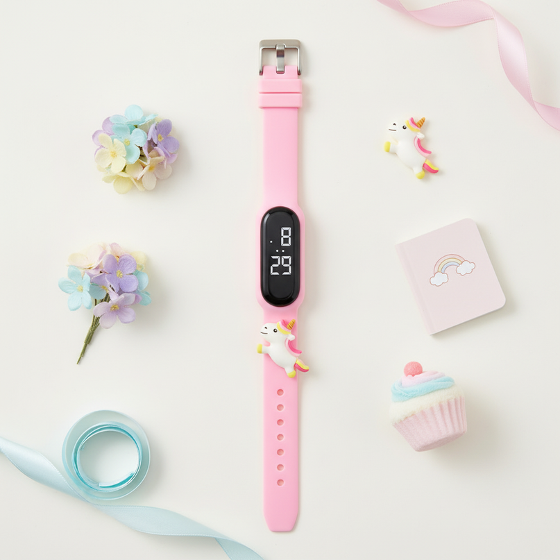 unicorn duo watch - flat-lay