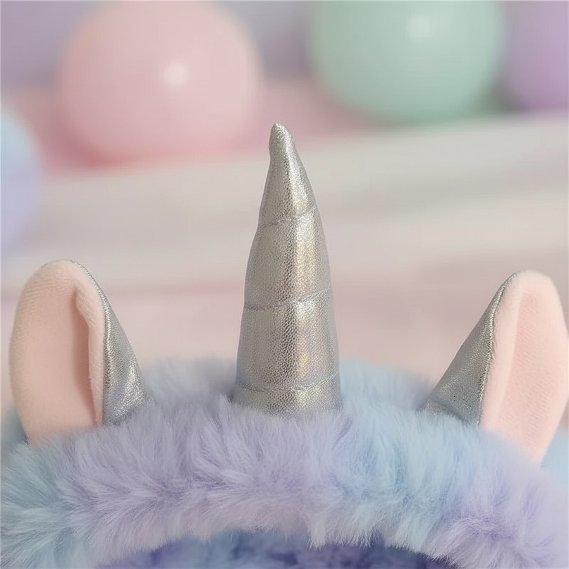 unicorn ear headband - detail