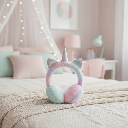 unicorn earmuffs girls - lifestyle
