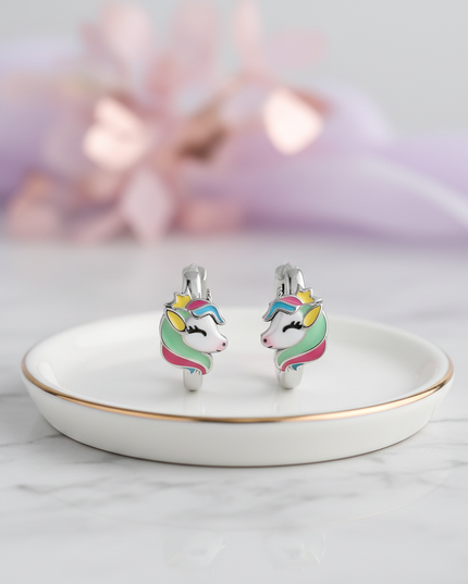unicorn earrings for sensitive ears - lifestyle
