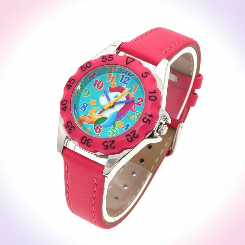 unicorn elegant watch - white-bg
