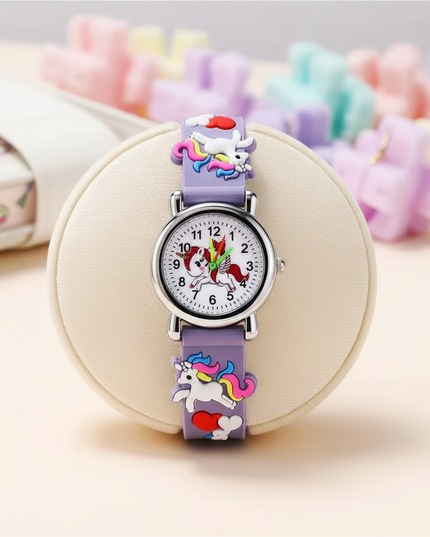 unicorn embossed watch - lifestyle