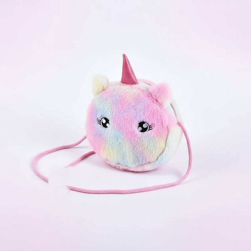 unicorn emoji purse - white-bg