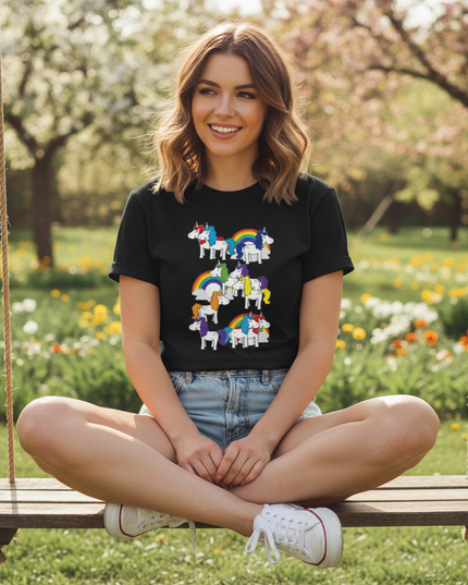 unicorn emoji shirt - lifestyle