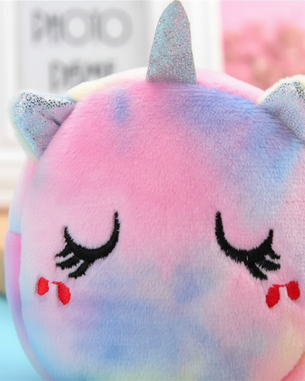 unicorn face coin purse - detail