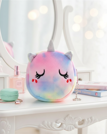unicorn face coin purse - lifestyle
