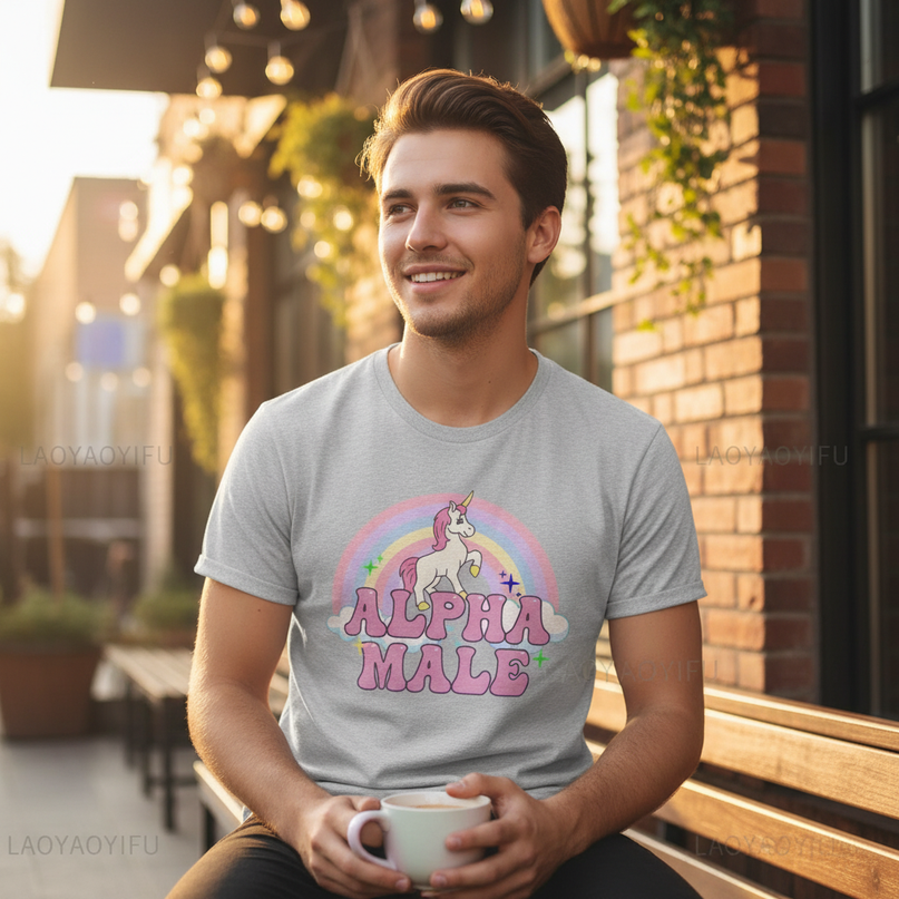 unicorn face shirt - in-use