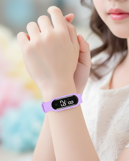 unicorn face watch - in-use