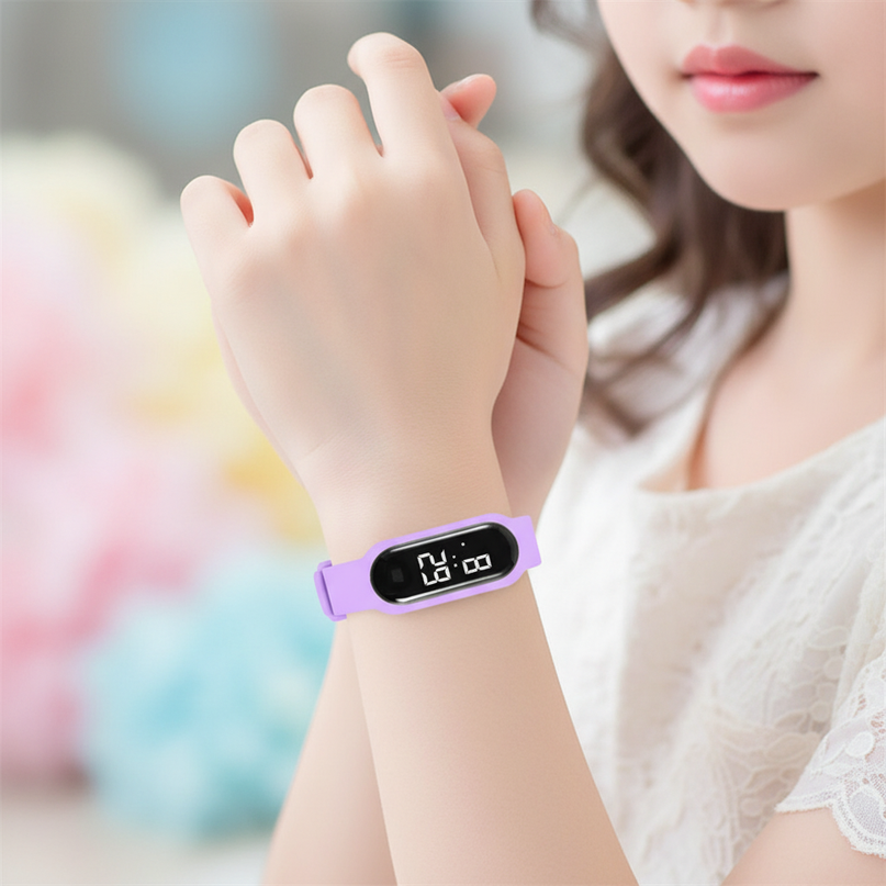 unicorn face watch - in-use