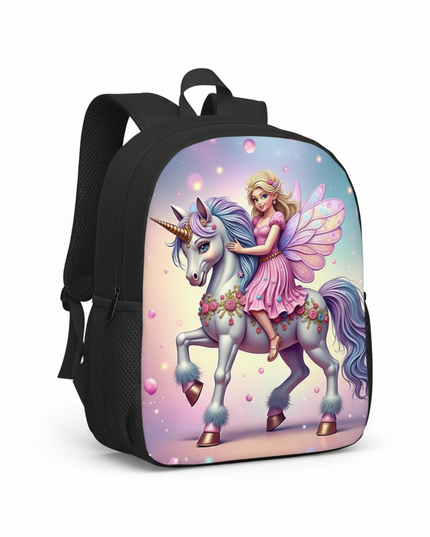 unicorn fairy backpack for kids - white-bg