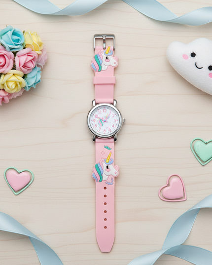 unicorn fairy watch - flat-lay