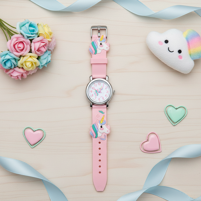 unicorn fairy watch - flat-lay