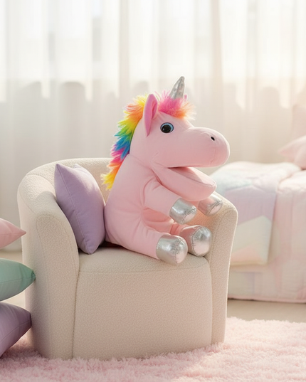 unicorn family plush set - lifestyle