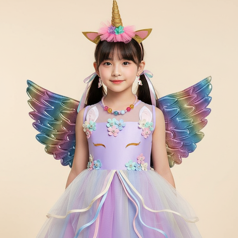 unicorn fancy dress costume - detail