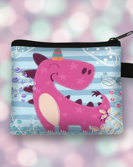 unicorn fantasy print purse - detail